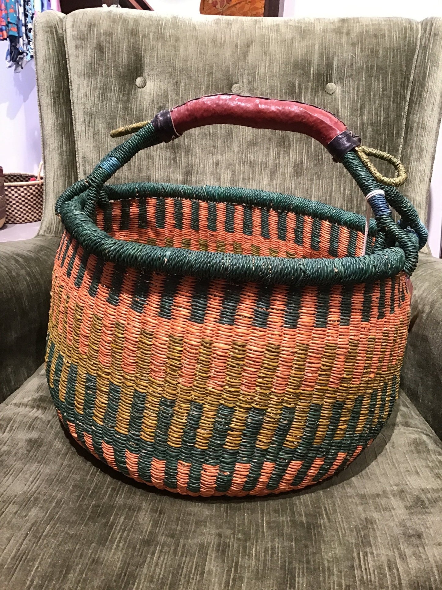 Handwoven Basket - Violet Elizabeth - Baskets