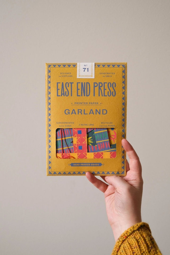 Happy Birthday Sewn Garland - Violet Elizabeth - 