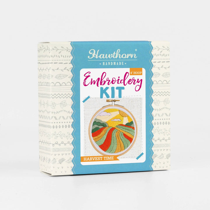 Harvest Time Mini Embroidery Kit | Complete Craft Kit for Beginners - Violet Elizabeth - Haberdashery