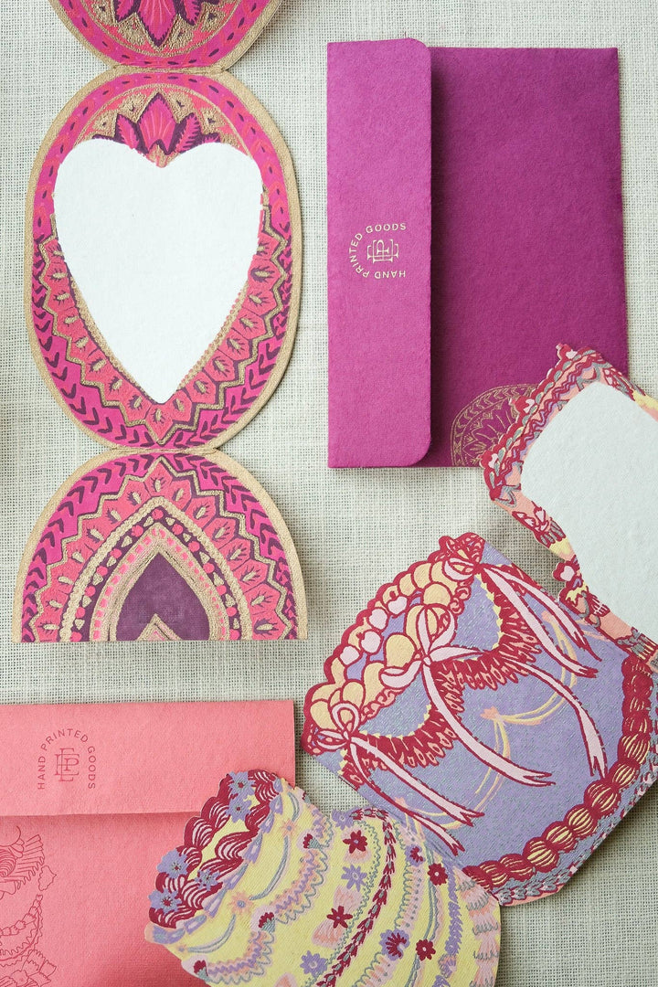 Heart of Feathers Greeting Card - Violet Elizabeth - 