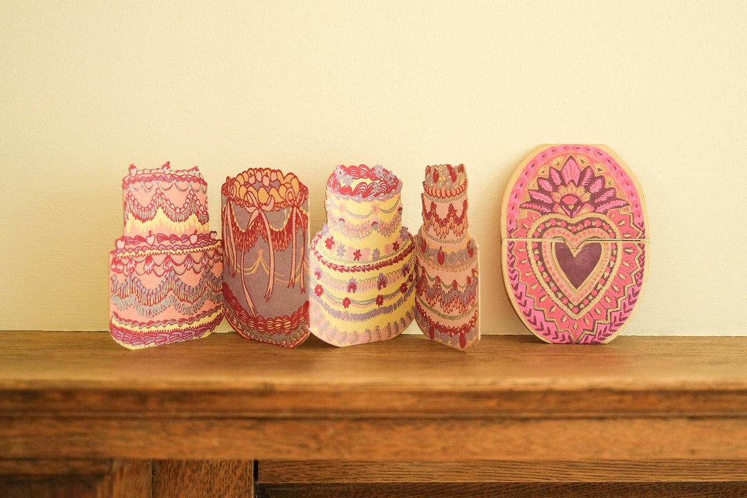 Heart of Feathers Greeting Card - Violet Elizabeth - 