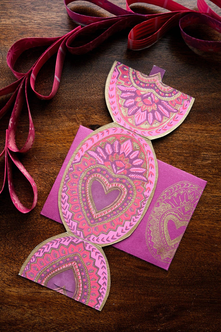 Heart of Feathers Greeting Card - Violet Elizabeth - 