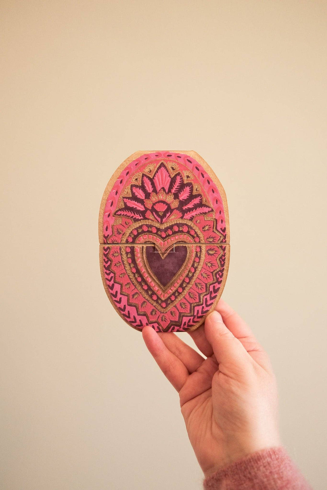 Heart of Feathers Greeting Card - Violet Elizabeth - 