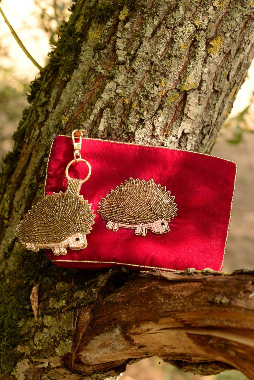 HEDGEHOG MEDIUM POUCH - Violet Elizabeth - 