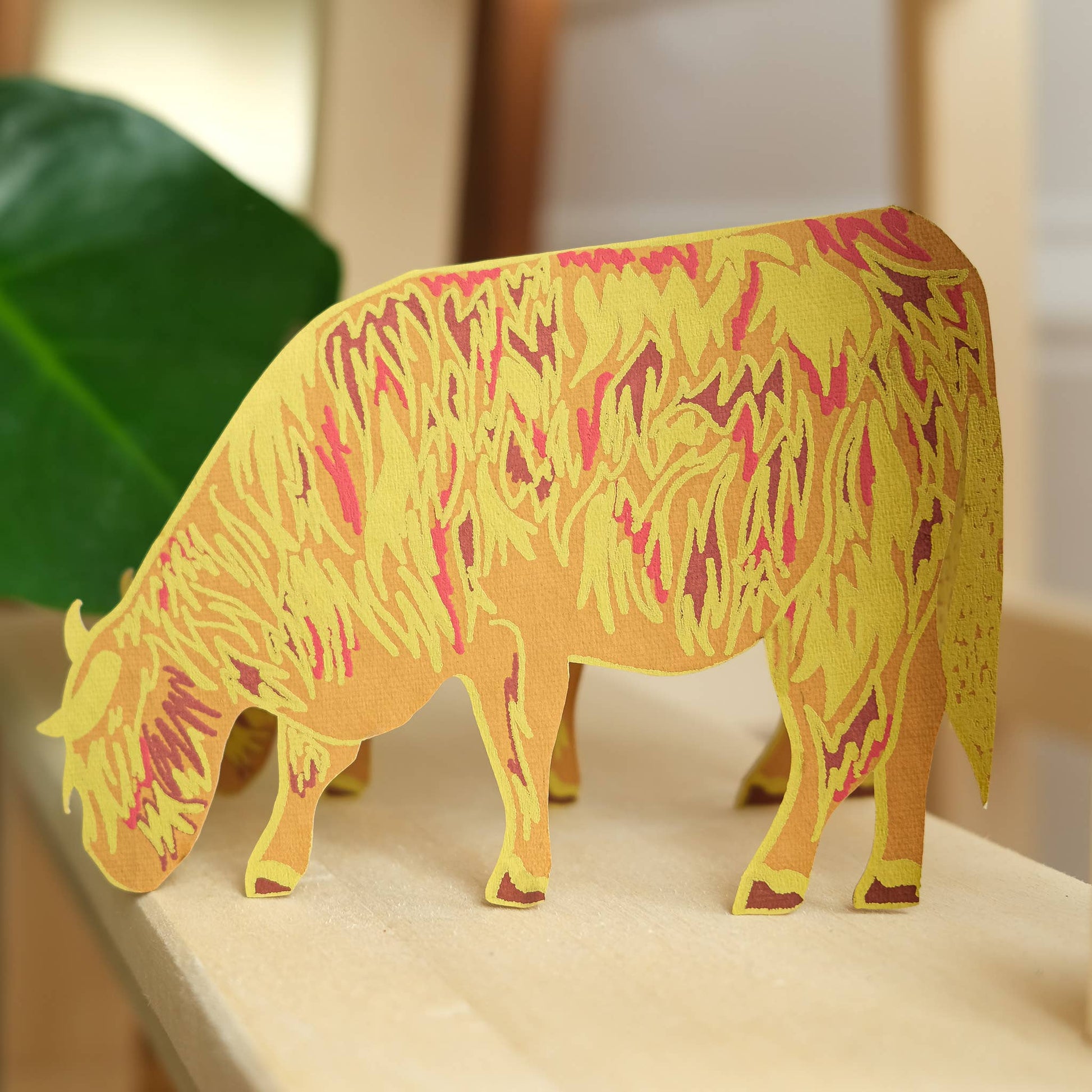 Highland Cow Greeting Card: C5 - Violet Elizabeth - Gift Cards