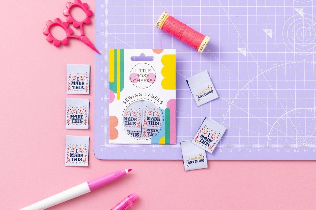 I MADE THIS - I CAN DO ANYTHING - Sewing Labels Tags - Violet Elizabeth - Haberdashery