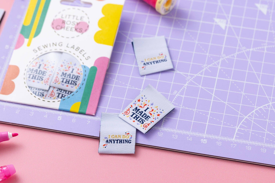 I MADE THIS - I CAN DO ANYTHING - Sewing Labels Tags - Violet Elizabeth - Haberdashery
