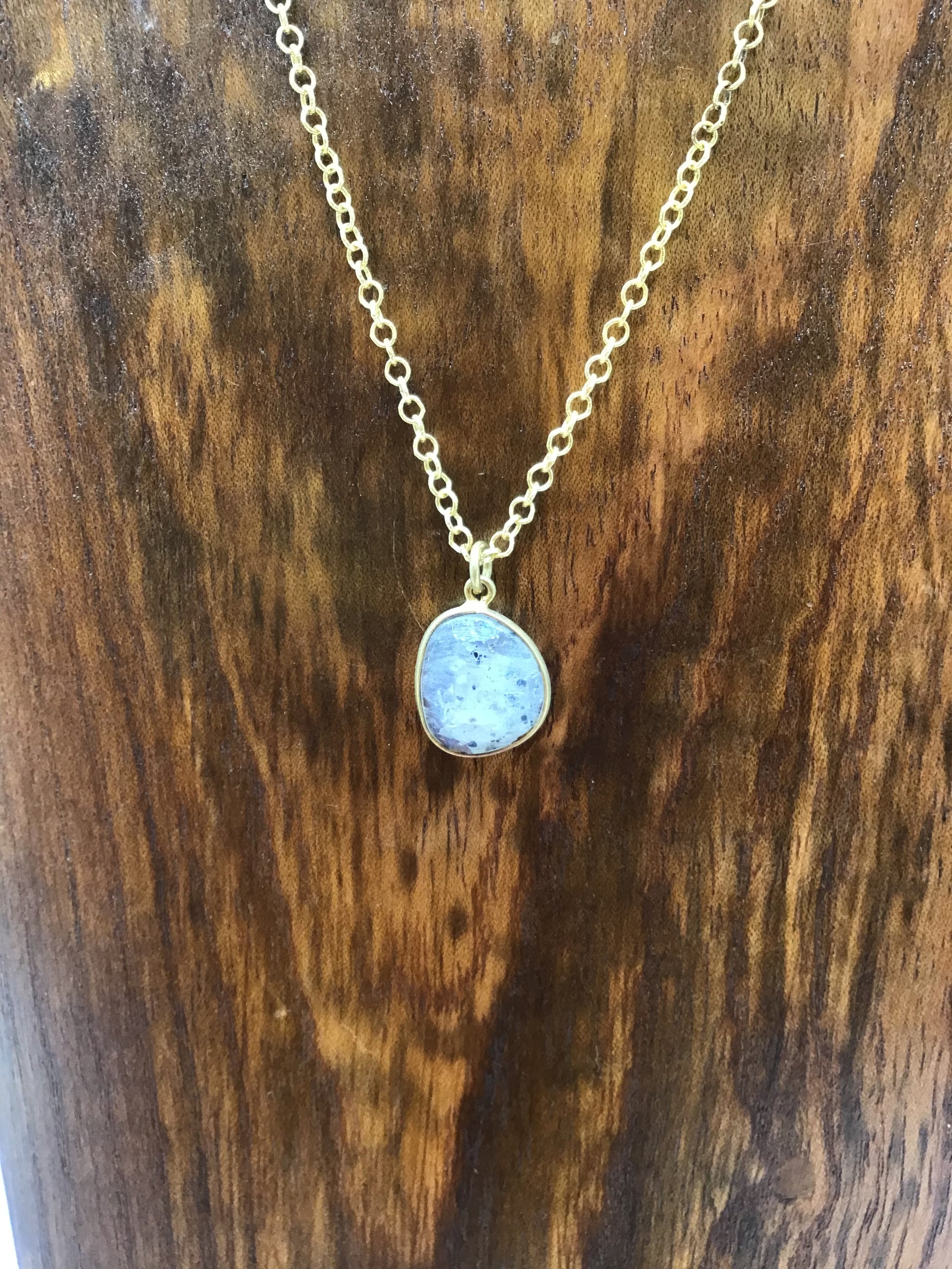 Speckled moonstone necklace - Violet Elizabeth