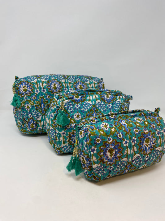 Sea green Washbags - Violet Elizabeth