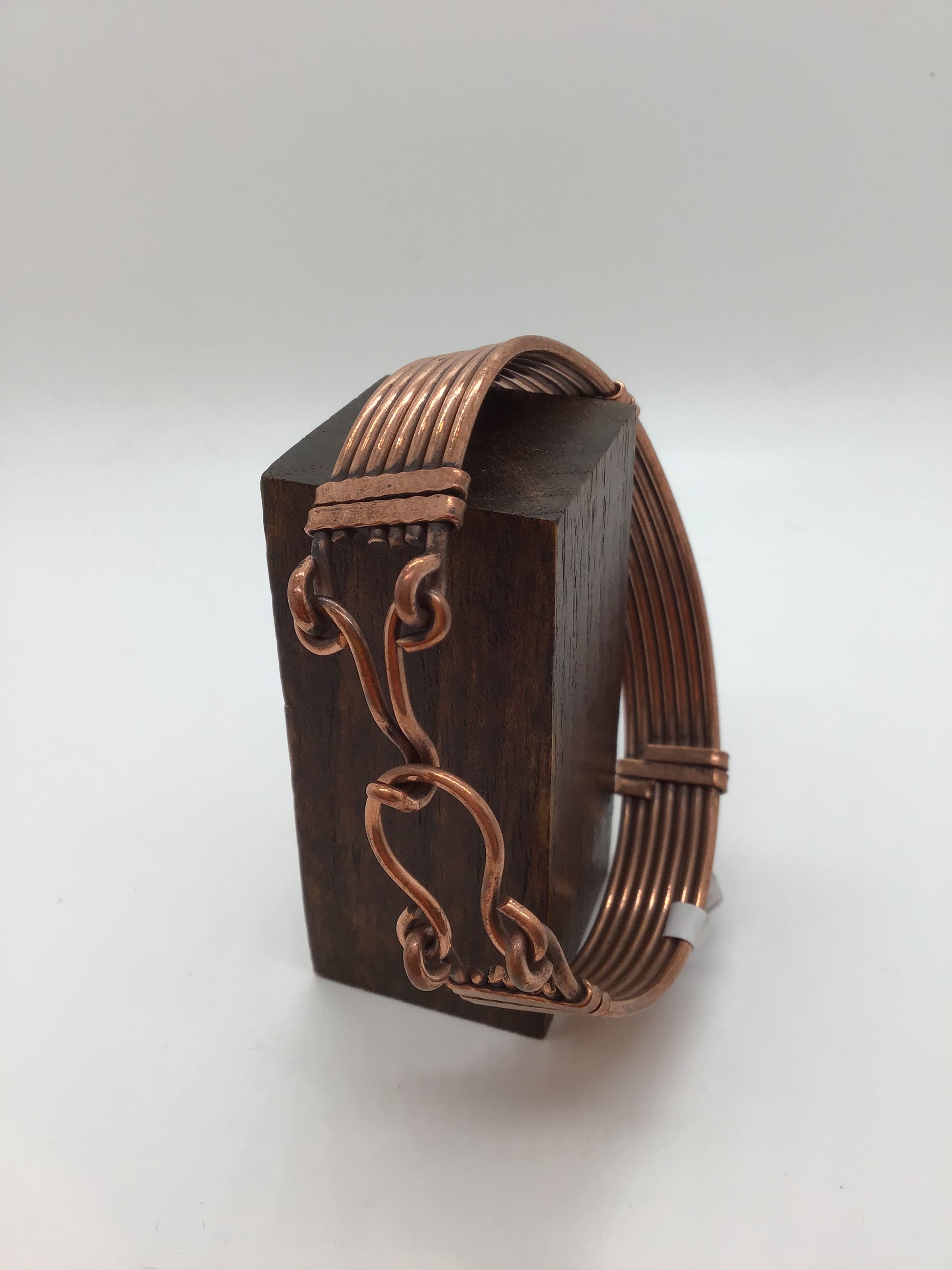 Latch bracelet: Brass and Rose Brass - Violet Elizabeth