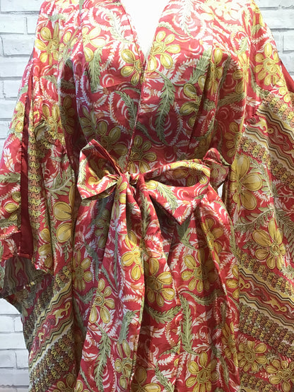 Indian Summer silk kimono - Violet Elizabeth