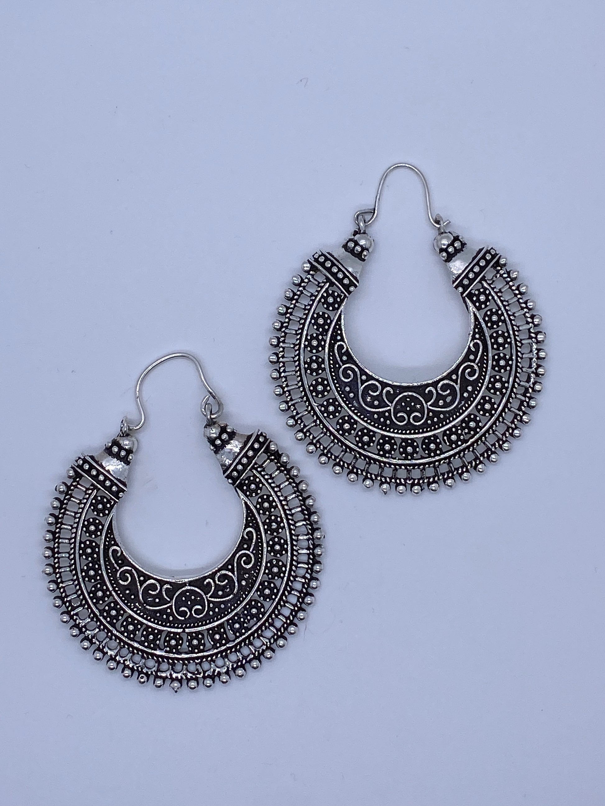 Romania Hoop Earrings - Violet Elizabeth