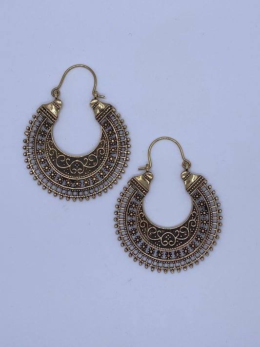 Romania Hoop Earrings - Violet Elizabeth