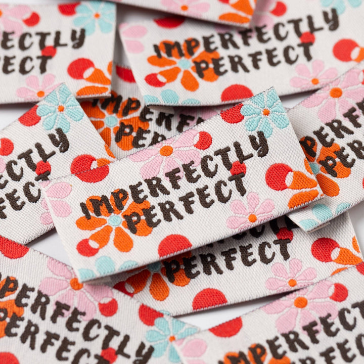 IMPERFECTLY PERFECT - Sewing Labels Tags - Violet Elizabeth - Haberdashery