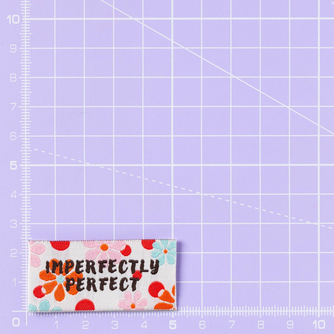 IMPERFECTLY PERFECT - Sewing Labels Tags - Violet Elizabeth - Haberdashery