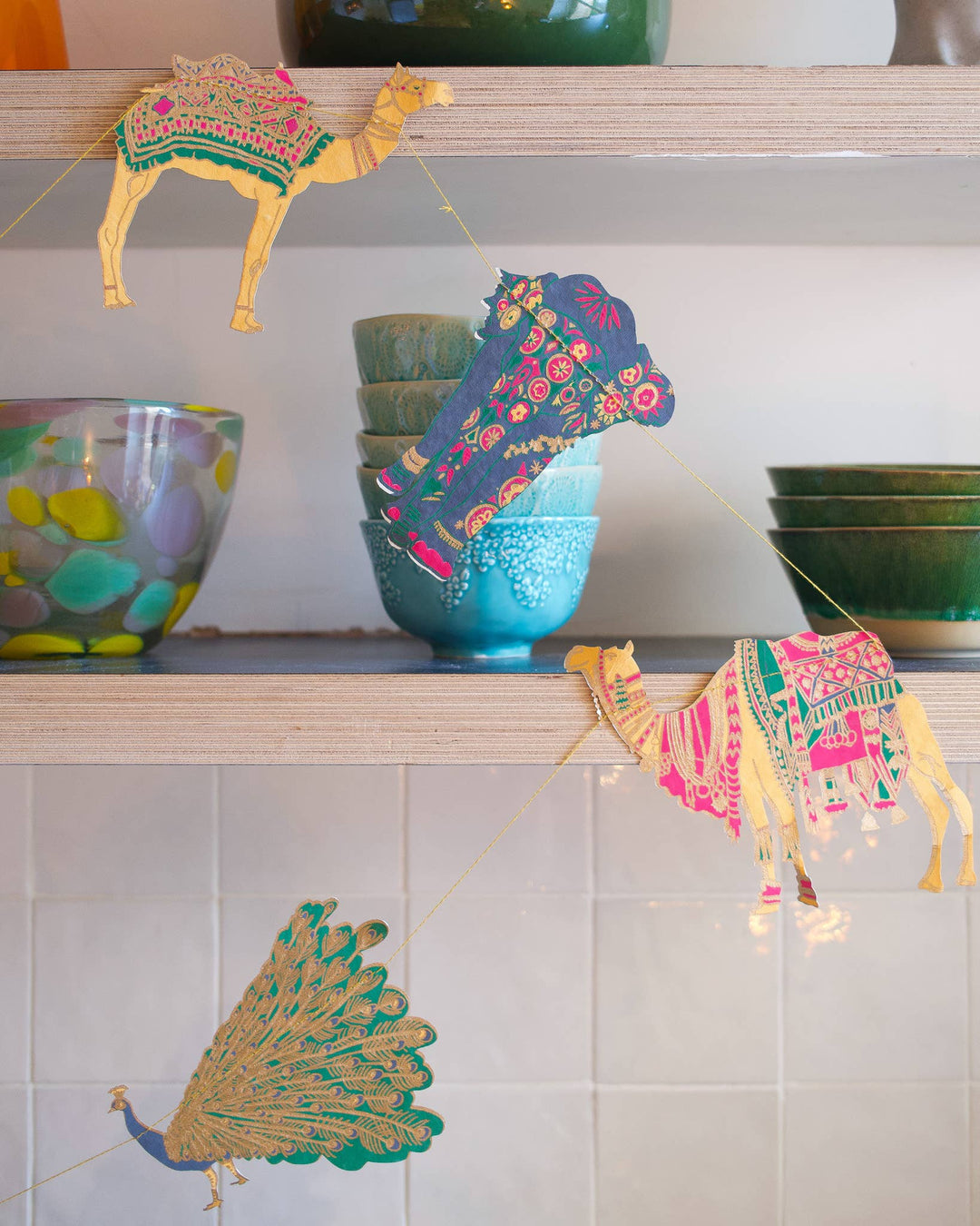 India Sewn Garland (Original) - Violet Elizabeth - Decor