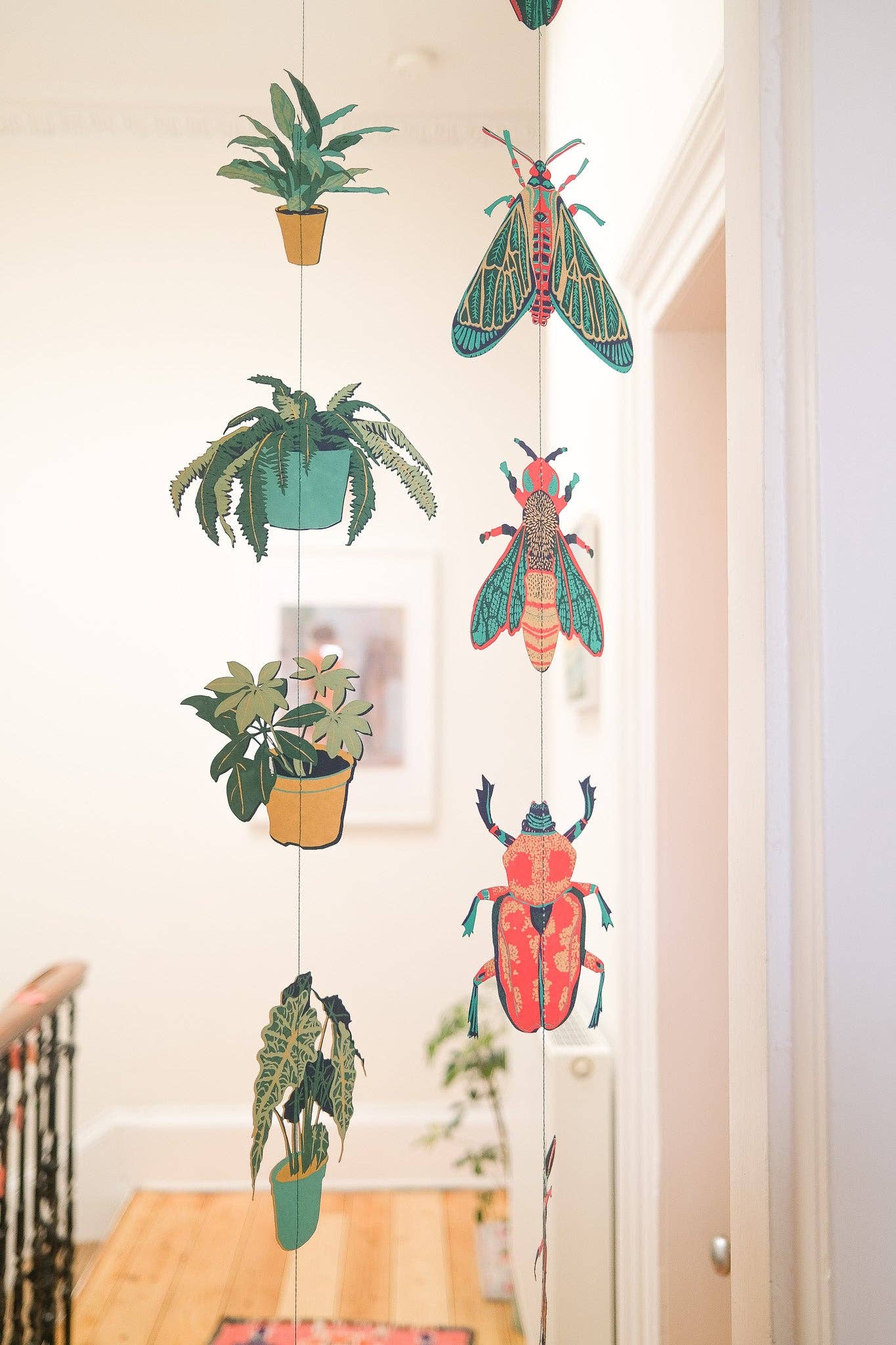Insects Vertical Wall Hanging - Violet Elizabeth - 
