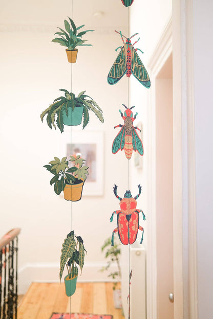 Insects Vertical Wall Hanging - Violet Elizabeth - 