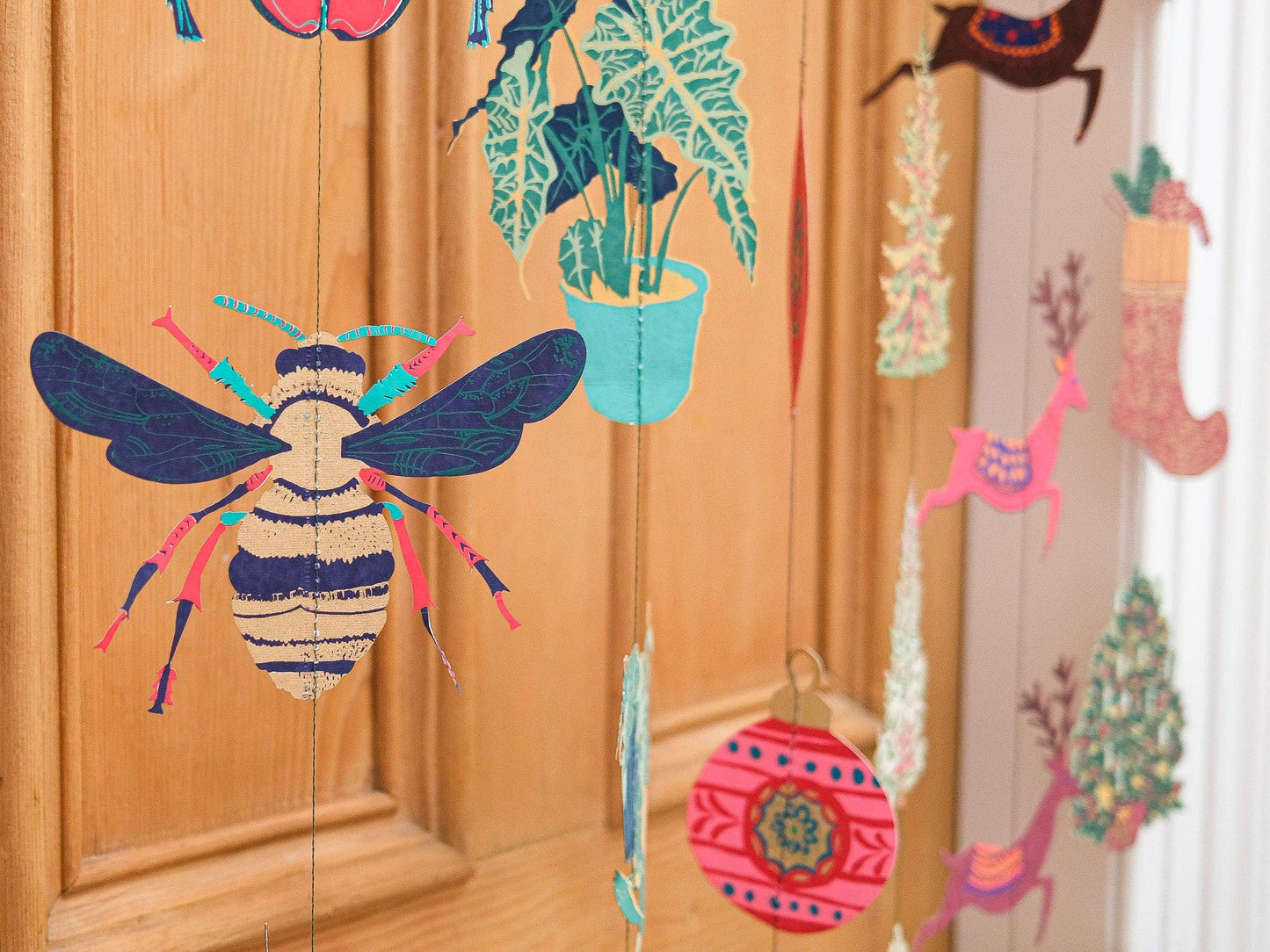 Insects Vertical Wall Hanging - Violet Elizabeth - 