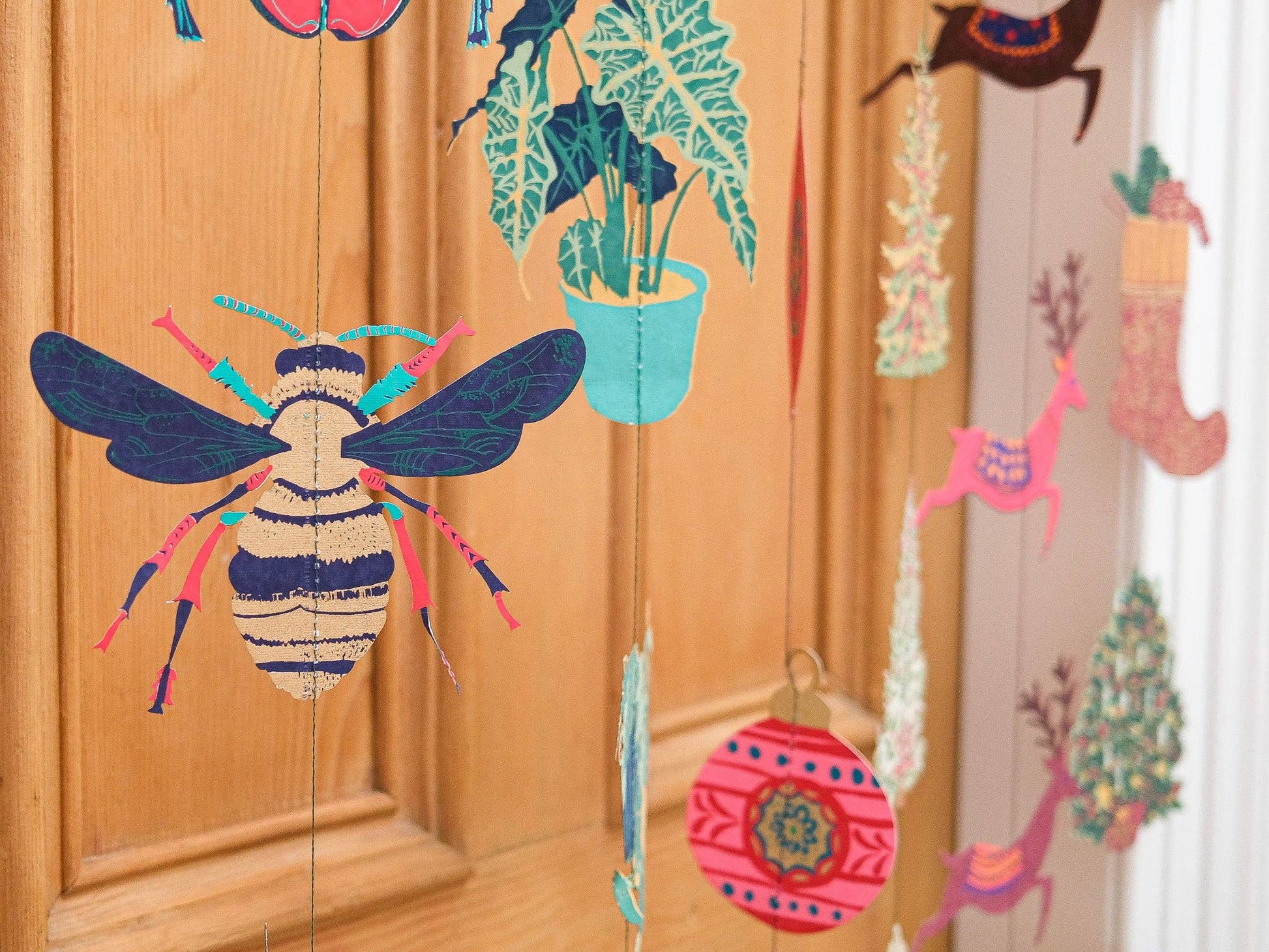 Insects Vertical Wall Hanging - Violet Elizabeth - 
