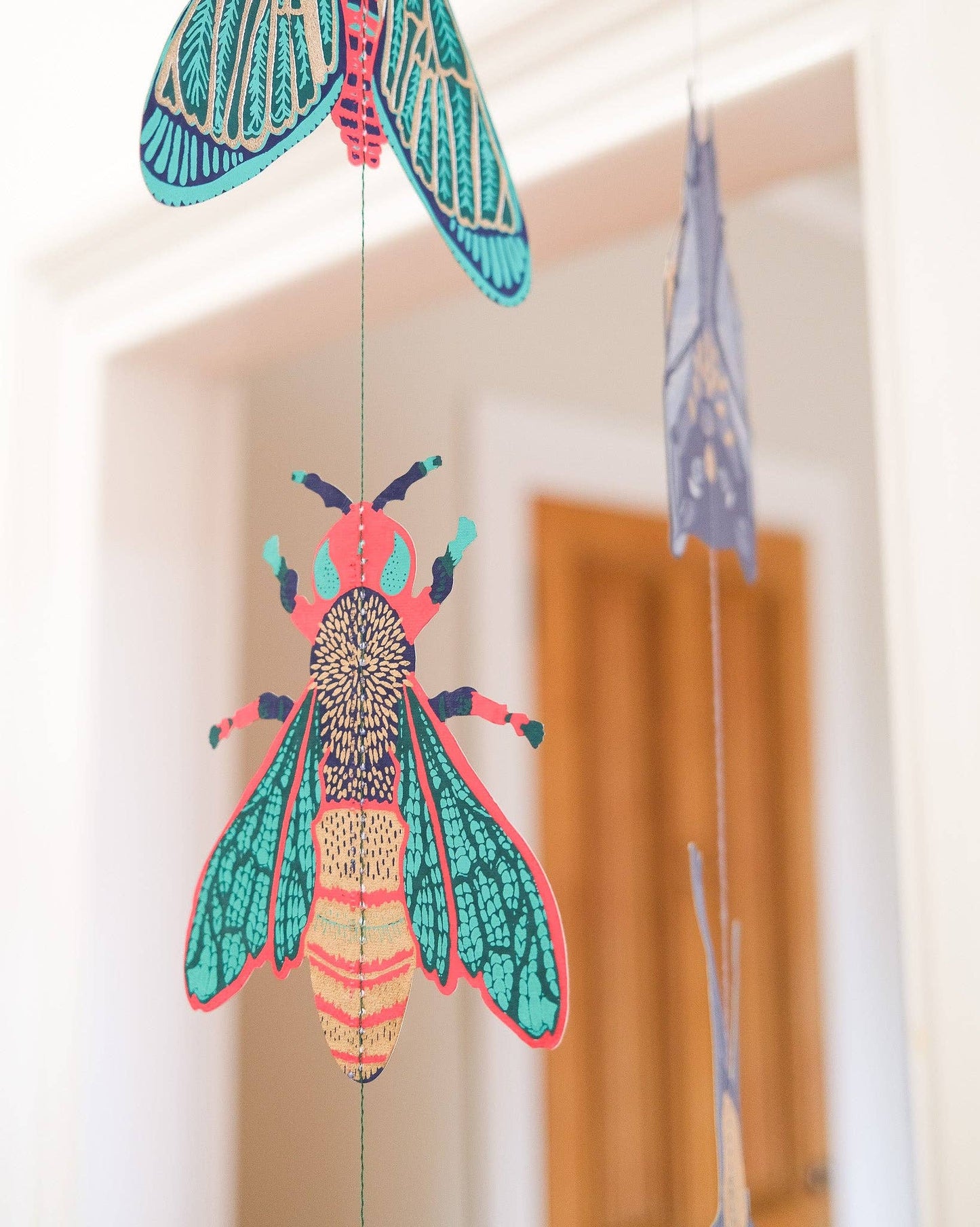 Insects Vertical Wall Hanging - Violet Elizabeth - 