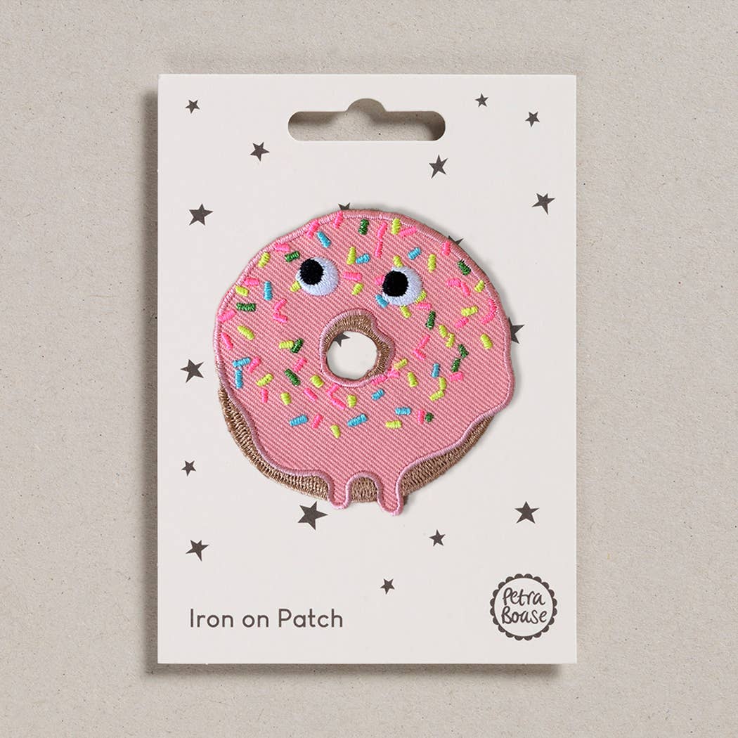 Iron on Patch - Doughnut - Violet Elizabeth - 