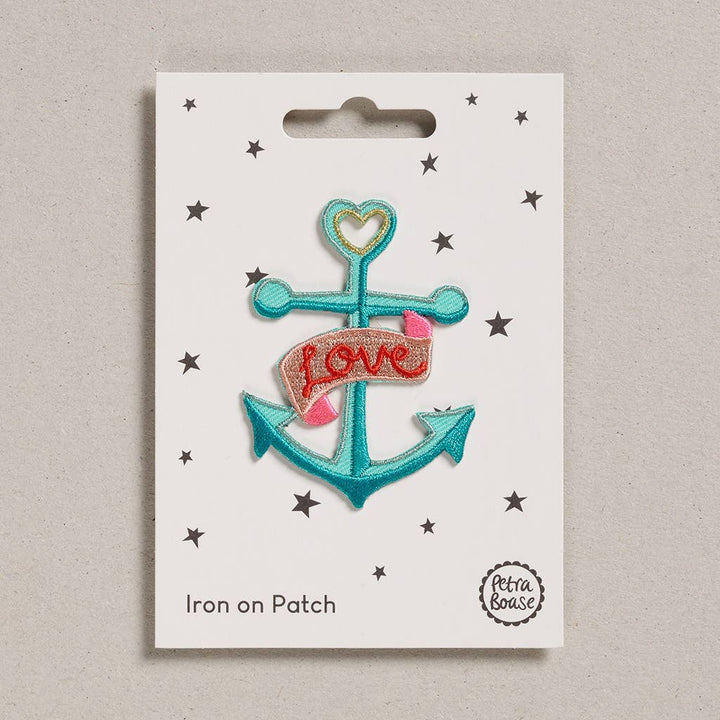 Iron on Patch - Love Anchor - Violet Elizabeth - 
