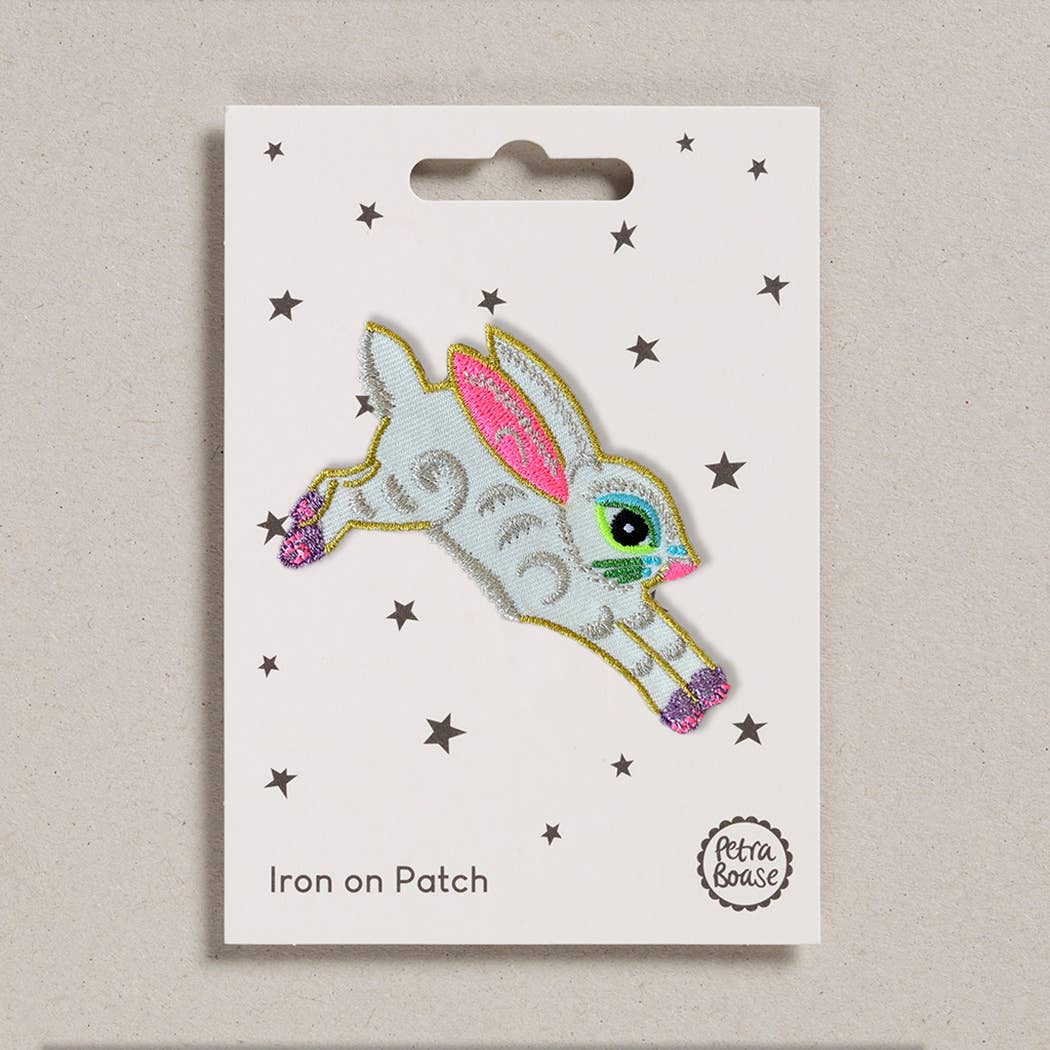 Iron on Patch (Pack of 6) - Rabbit - Violet Elizabeth - 