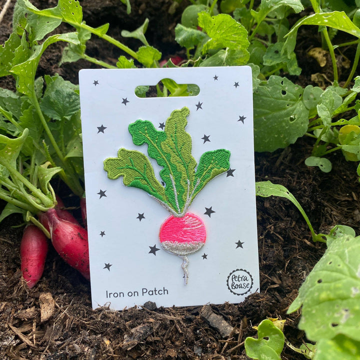 Iron on Patch - Radish - Violet Elizabeth - 