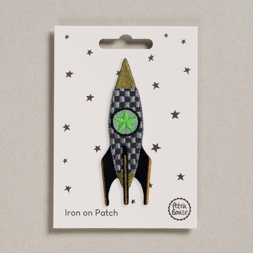 Iron on Patch - Rocket - Violet Elizabeth - 