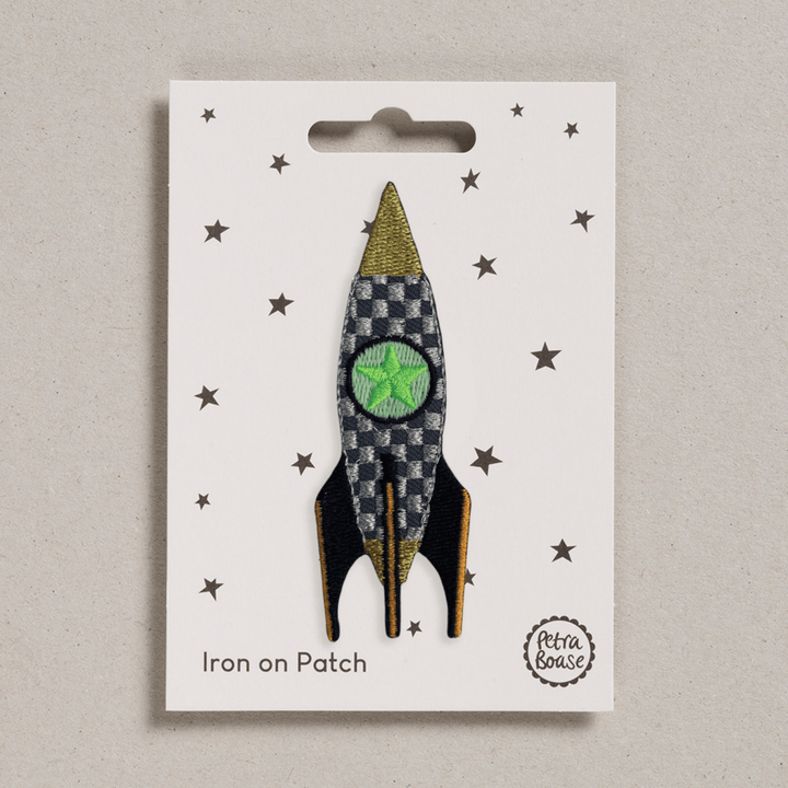 Iron on Patch - Rocket - Violet Elizabeth - 