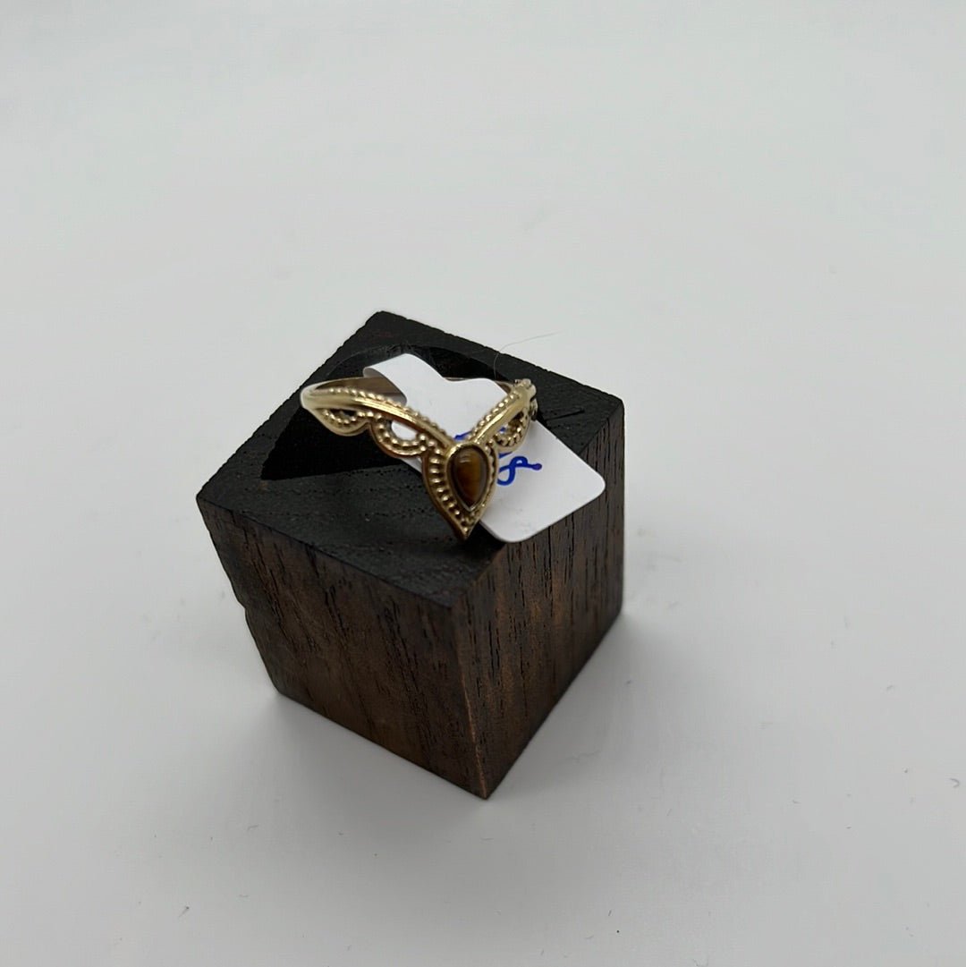 Jasmins Tiara Brass Ring - Violet Elizabeth - Jewellery