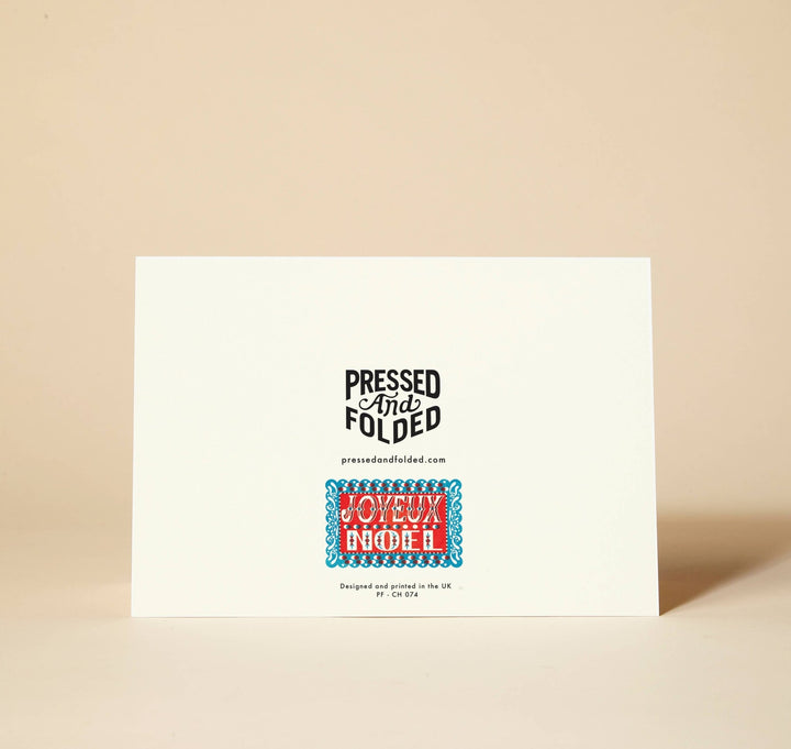 Joyeux Noel Christmas Card - Violet Elizabeth - 