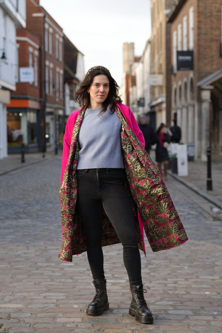 Jungle Passion Velvet Coat - Violet Elizabeth - Clothing