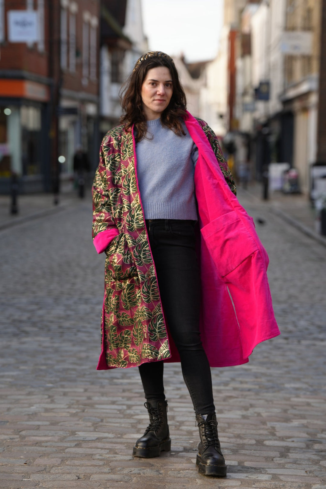 Jungle Passion Velvet Coat - Violet Elizabeth - Clothing