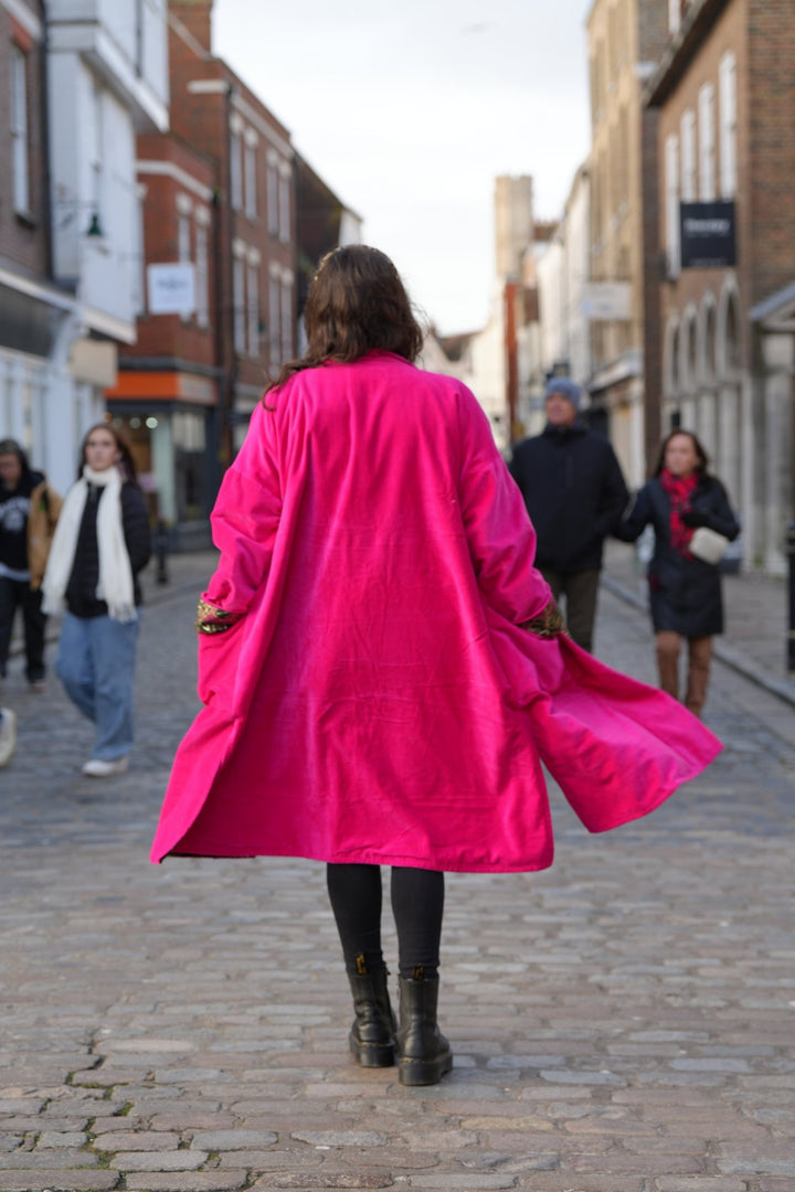 Jungle Passion Velvet Coat - Violet Elizabeth - Clothing