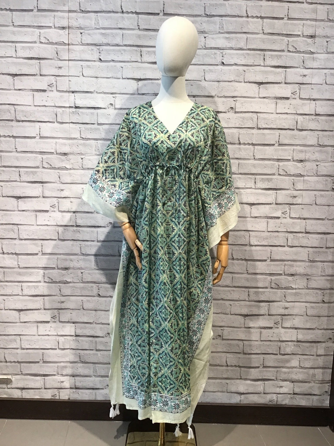 Kaftan Dress Seaweed Summer - Violet Elizabeth - Clothing