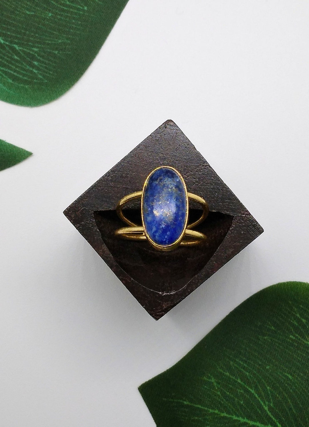 Lapis Lazuli Magic Bean Stone Rings - Violet Elizabeth - Jewellery