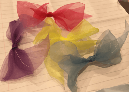 Large chiffon bows - Violet Elizabeth - Haberdashery