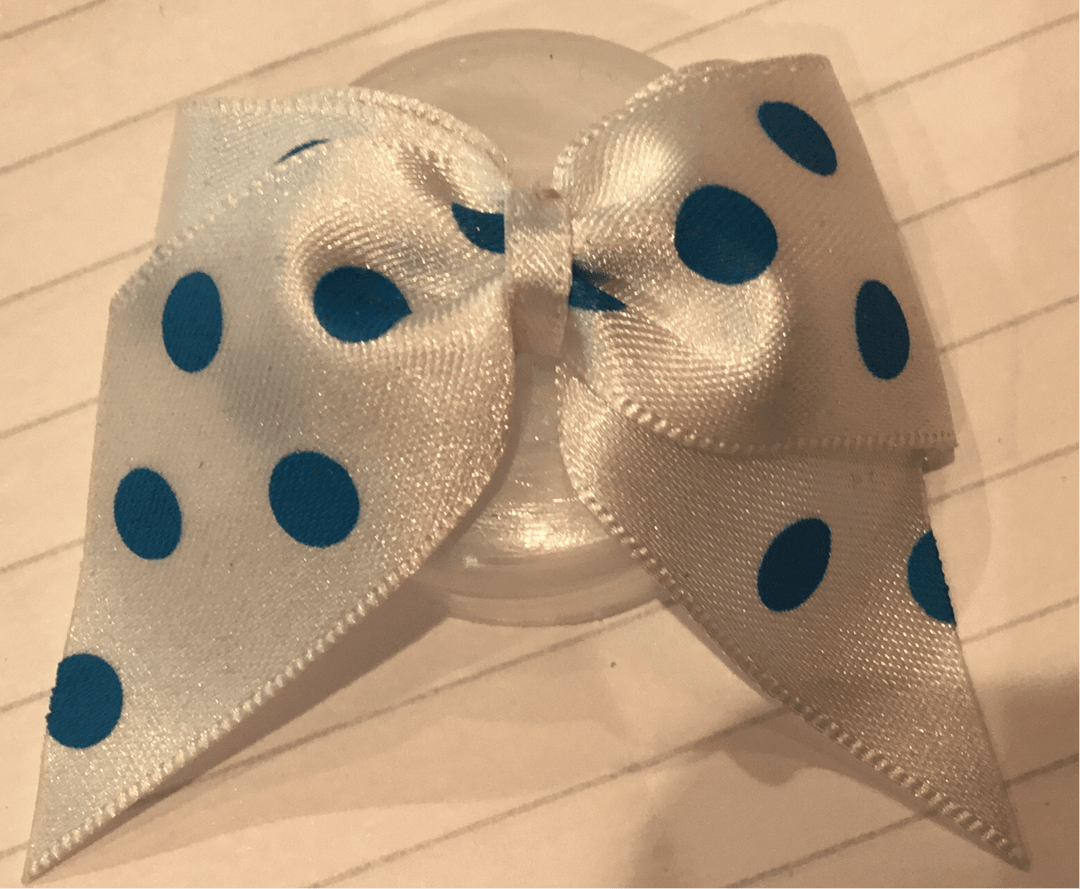 Large spotty bows - Violet Elizabeth - Haberdashery