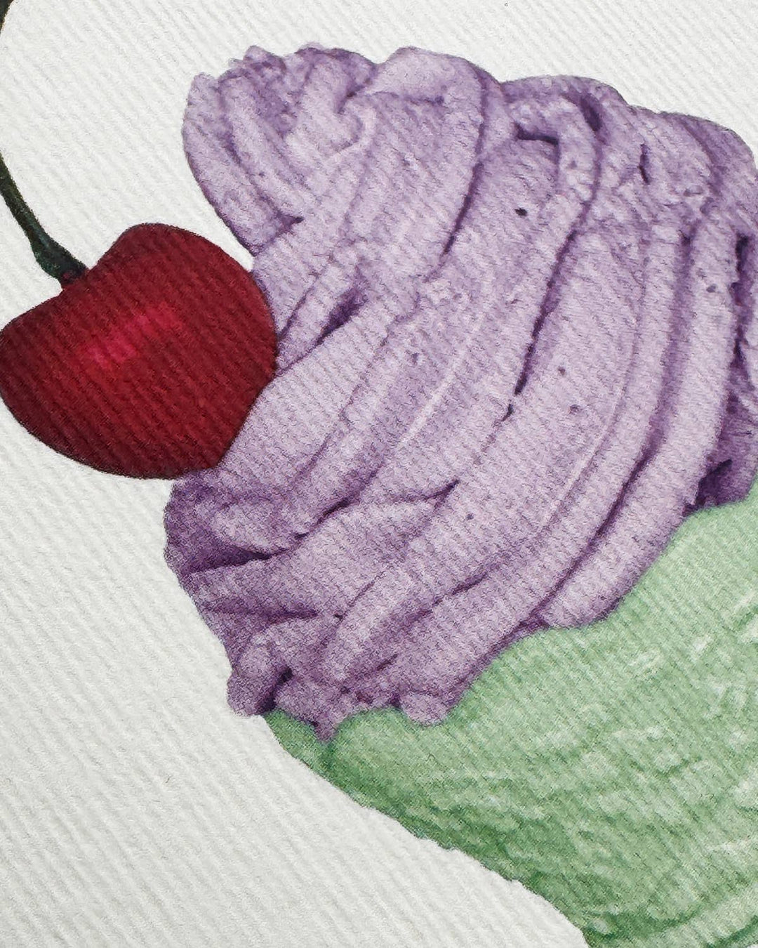 Lavender Chantilly Cream Greeting Card | Birthday Card - Violet Elizabeth - 