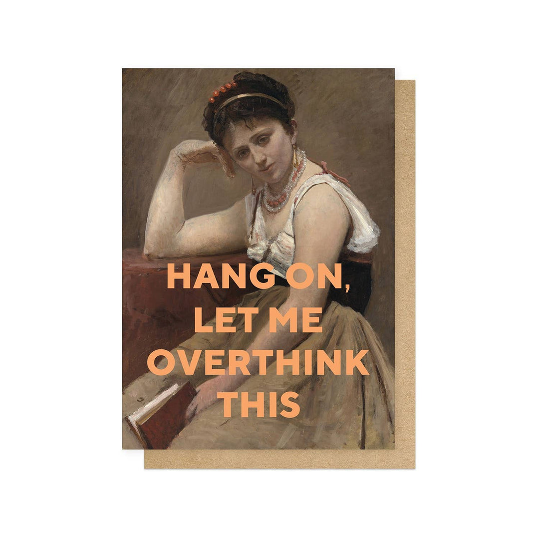 Let Me Overthink This Greetings Card - Violet Elizabeth - 
