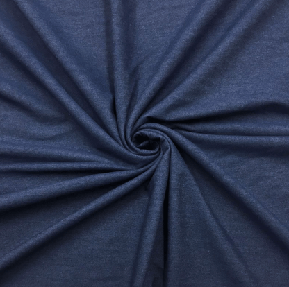 Light Blue Denim Fur Fabric - Violet Elizabeth - Haberdashery