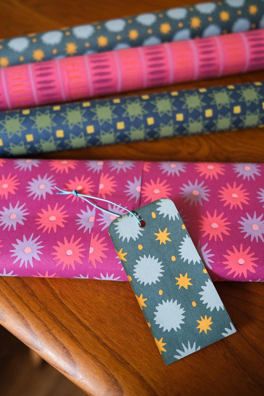 Lilac Florals Wrapping Paper - Violet Elizabeth - 