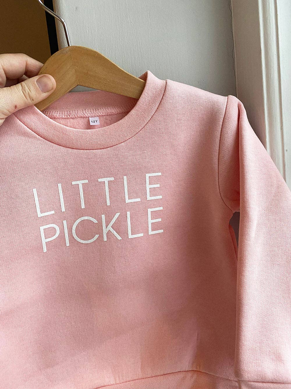 Little Pickle Baby Pink Sweatshirt - Violet Elizabeth - 