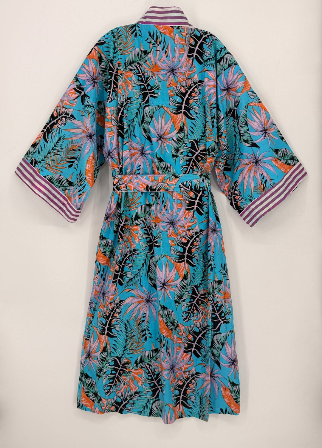 Long Cotton Robe - Violet Elizabeth - Clothing