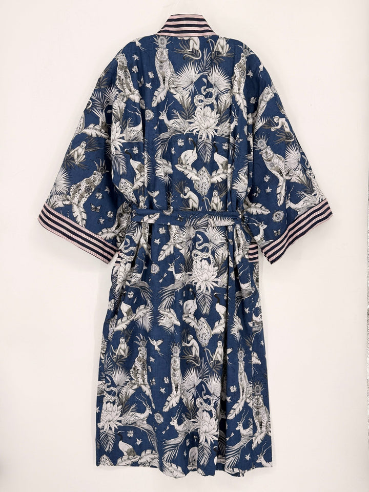 Long Cotton Robe - Violet Elizabeth - Clothing