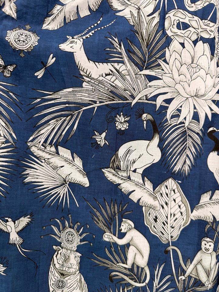 Long Cotton Robe - Violet Elizabeth - Clothing