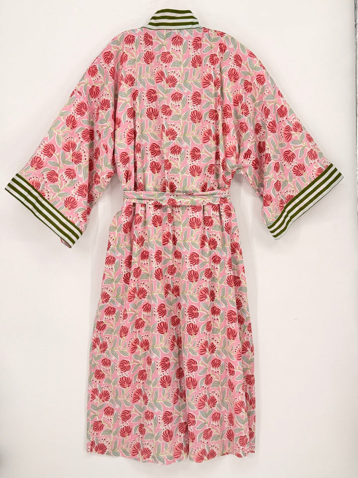 Long Cotton Robe - Violet Elizabeth - Clothing