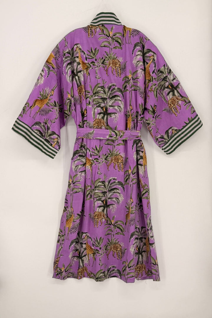 Long Cotton Robe - Violet Elizabeth - Clothing